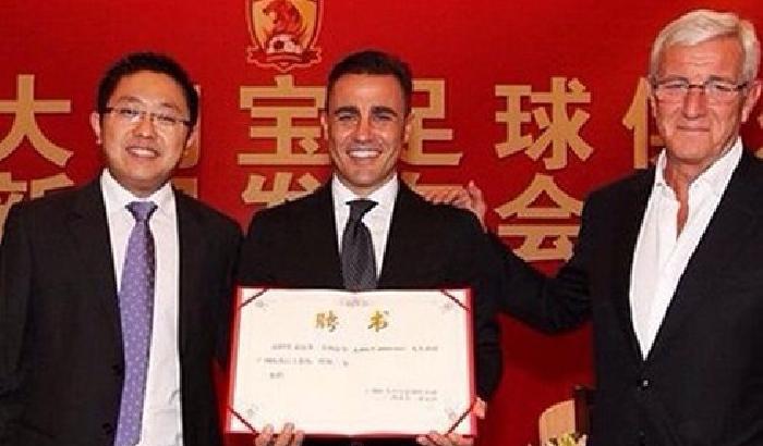 Fabio Cannavaro è il nuovo tecnico del Guangzhou Evergrande