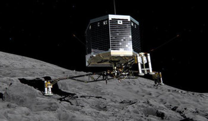 00FEEE-NEWS_131974 Cometa: Philae azzarda la prima trivellazione