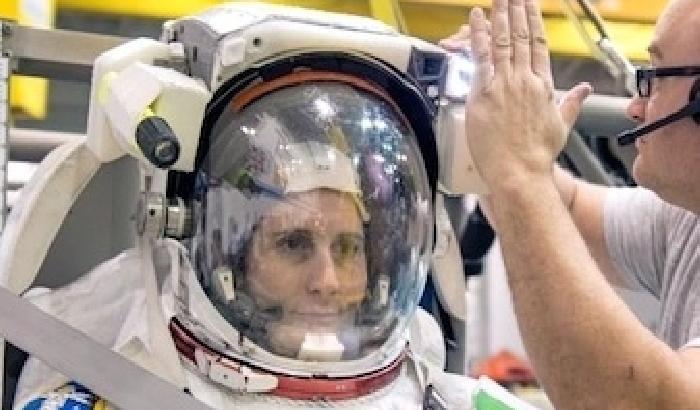 Samantha Cristoforetti è partita per lo spazio