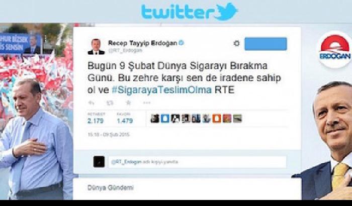 Turchia, il ”tweet” del Sultano