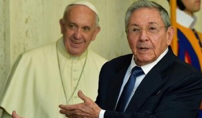 Raul Castro dal Papa: l'ho voluto ringraziare