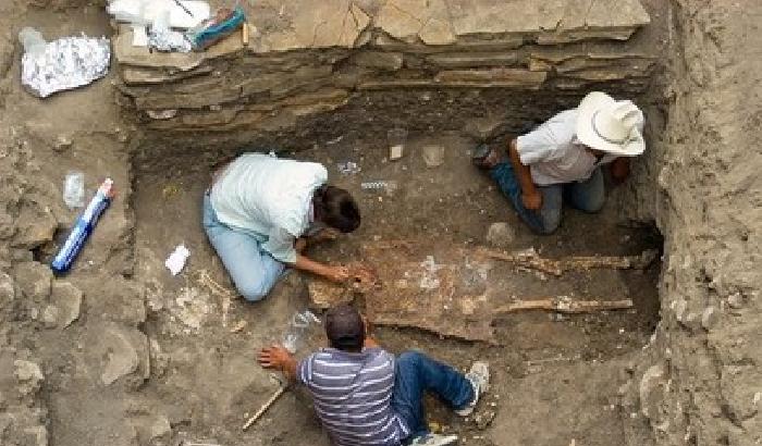 Scoperti i più antichi fiori su una tomba, di 16.000 anni fa