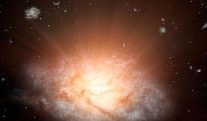 Ecco la galassia più luminosa dell’Universo