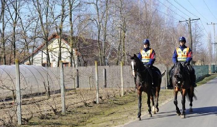 012579-confine-tra-ungheria-e-serbia-immagine-d-archivio Confine tra Ungheria e Serbia, immagine d'archivio