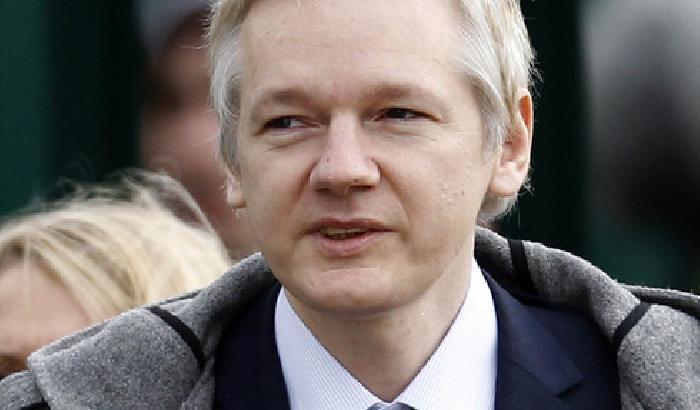 Nella foto, Julian Assange