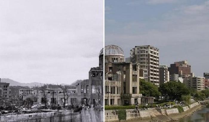 Hiroshima, dopo l'esplosione atomica