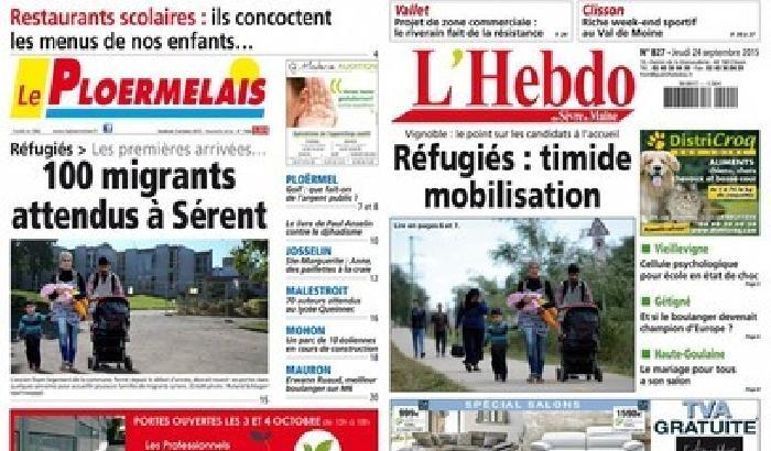 0138D5-NEWS_162423 Rifugiati: all’estrema destra francese non restano che i fotomontaggi