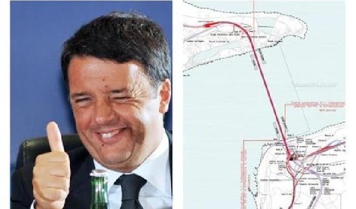 Renzi come Silvio: vuole il Ponte sullo Stretto. Ed è polemica
