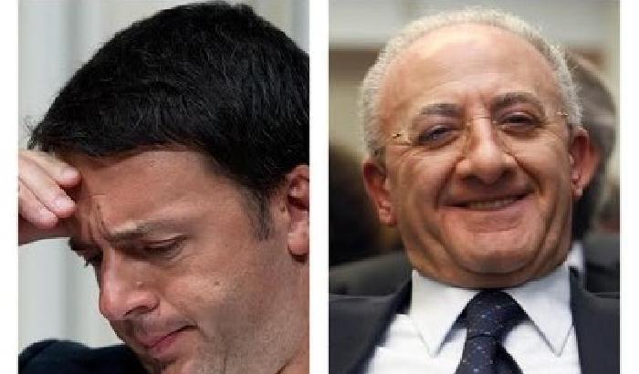 013D57-il-premier-matteo-renzi-e-il-governatore-della-campania-vincenzo-de-luca Il premier Matteo Renzi e il governatore della Campania Vincenzo De Luca