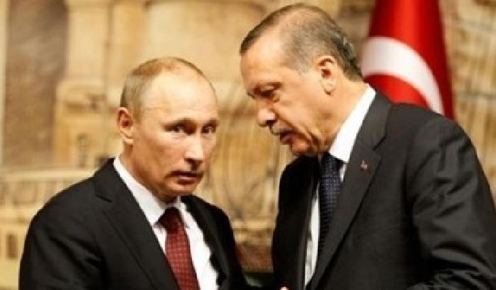 013F24-il-presidente-russo-vladimir-putin-e-il-presidente-turco-recep-tayyip-erdogan Il presidente russo Vladimir Putin e il presidente turco Recep Tayyip Erdogan