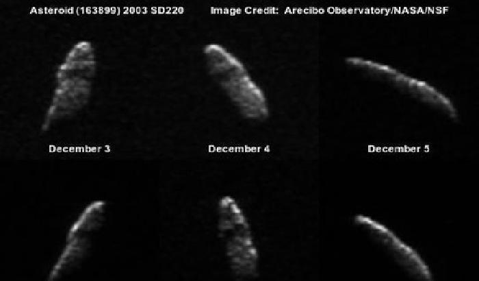 Asteroide della vigilia: la foto della Nasa