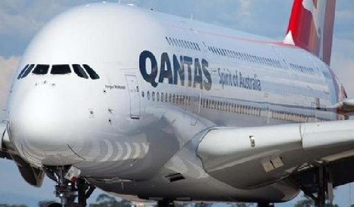 Un aereo della compagnia Qantas