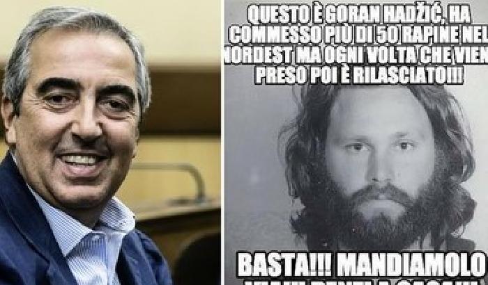 Gaffe Gasparri: scambia Jim Morrison per rapinatore slavo