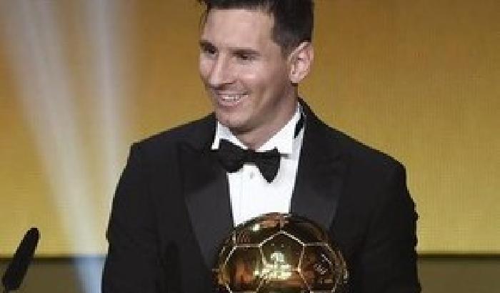 Pallone d'oro, ancora Messi: è il quinto trionfo