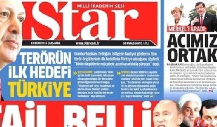 Giornale turco pro Erdogan: Putin tra i mandanti della strage