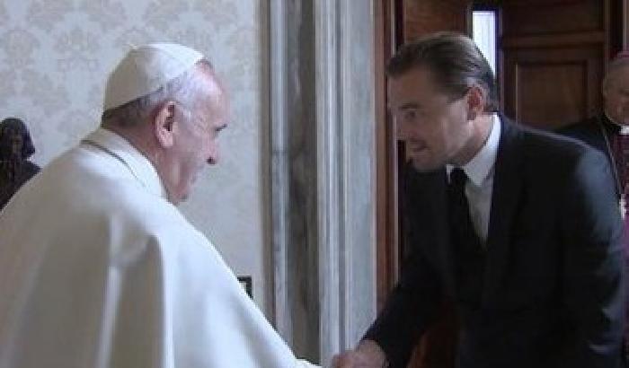 Clima, il Papa riceve Leonardo DiCaprio in Vaticano