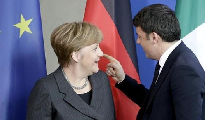 Merkel e Renzi