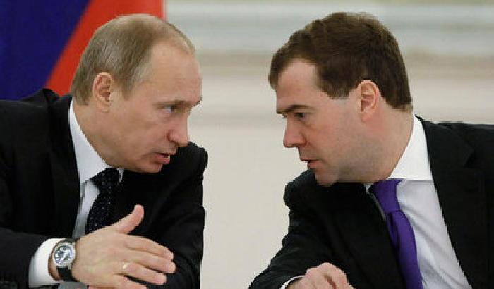 Putin e Medvedev