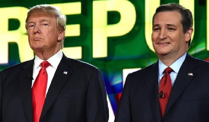 Donald Trumpn e Ted Cruz
