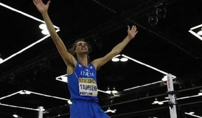 Tamberi campione del mondo nel salto in alto indoor