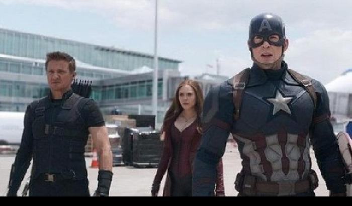 Una scena di Captain America: Civil War
