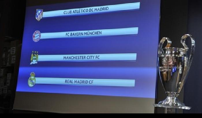Champions League, le semifinali: City-Real e Atletico-Bayern