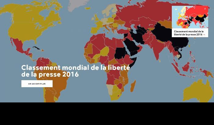 Le mezze stagioni della libertà di stampa in Italia (77° nel mondo)