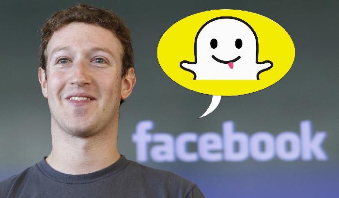 Facebook imita Snapchat: presto messaggi usa e getta