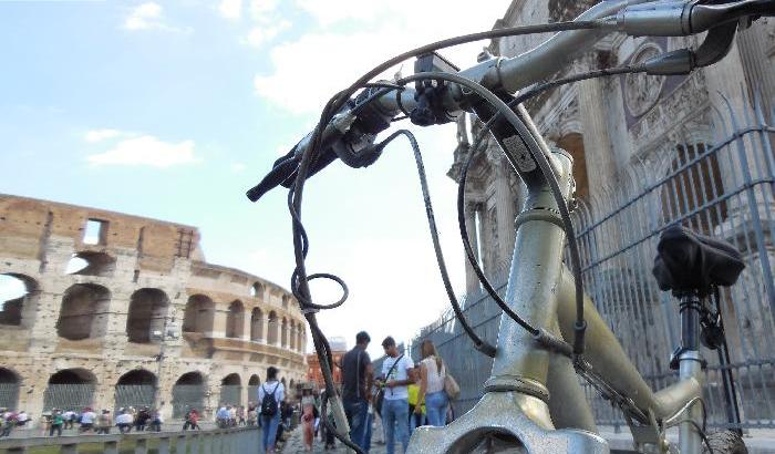Bici al Colosseo