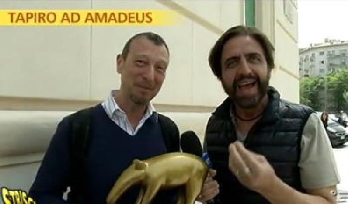 Parolaccia in tv: primo Tapiro d'oro per Amadeus