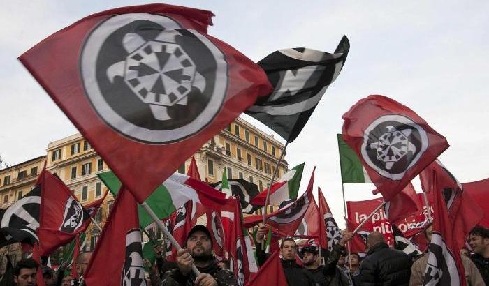 Manifestazione di Casapound