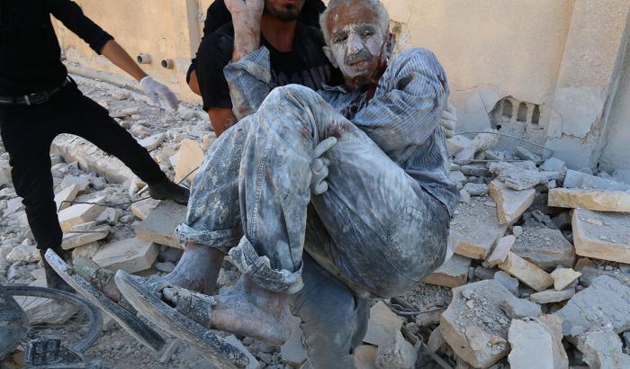 I civili prime vittime dei bombardamenti
