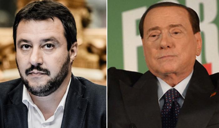Il diktat di Salvini a Silvio: o con me o con la Merkel