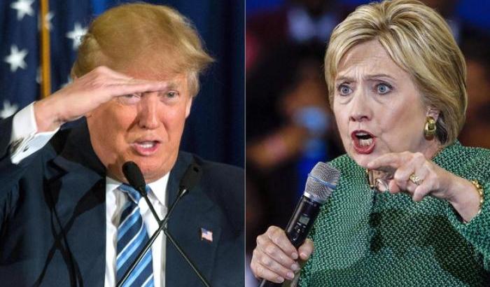 Sondaggio da brividi: Trump supera la Clinton
