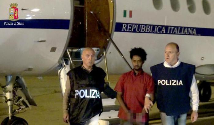 A sinistra Mered Medhanie e a destra l'uomo arrestato ieri