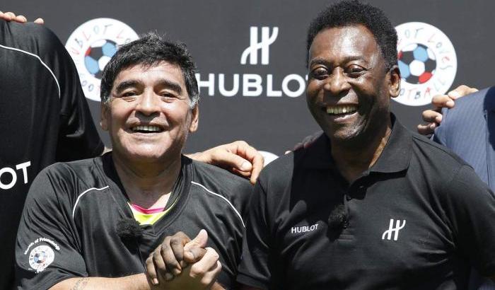Maradona a Pelé nel fuorionda: Messi non ha personalità