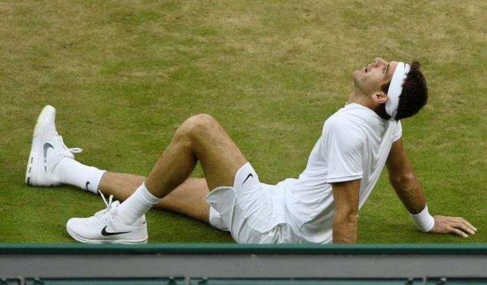 Prima sorpresa a Wimbledon: Del Potro batte Wawrinka