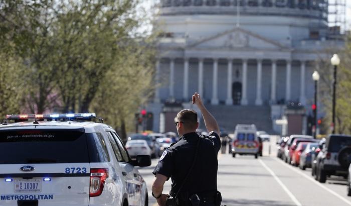 Capitol Hill in lockdown