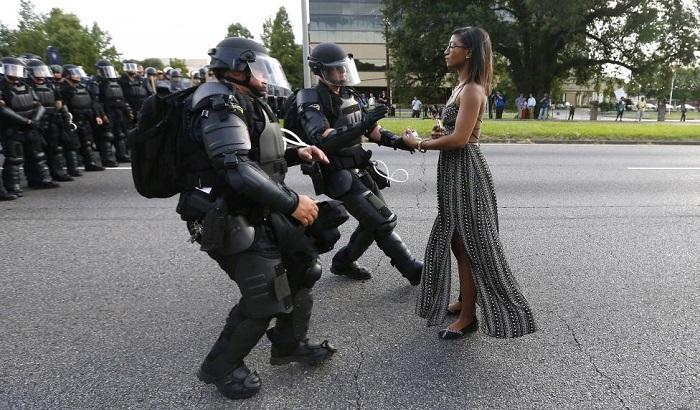 Immagine simbolo della protesta Black Lives Matter