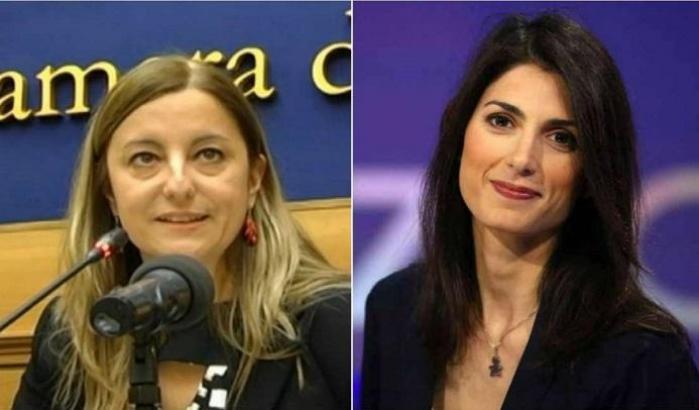 Roberta Lombardi e Virginia Raggi