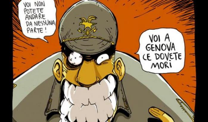 Un fumetto di Zerocalcare sul G8