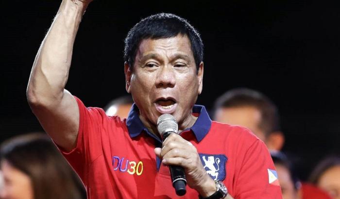 Il neo presidente filippino Rodrigo Duterte