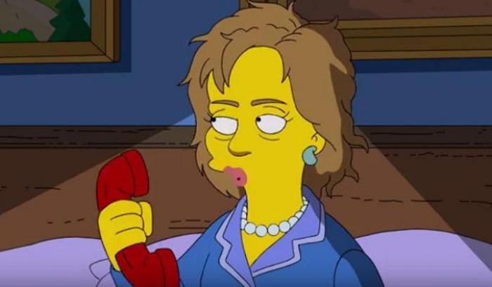 Usa 2016, l'endorsement dei Simpson per Hillary Clinton