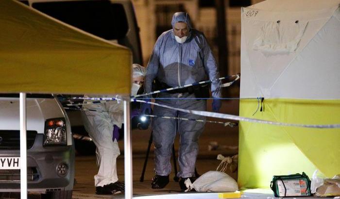 La scena dell'attentato a Londra