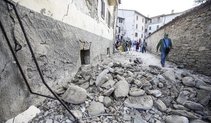 Amatrice dopo il sisma