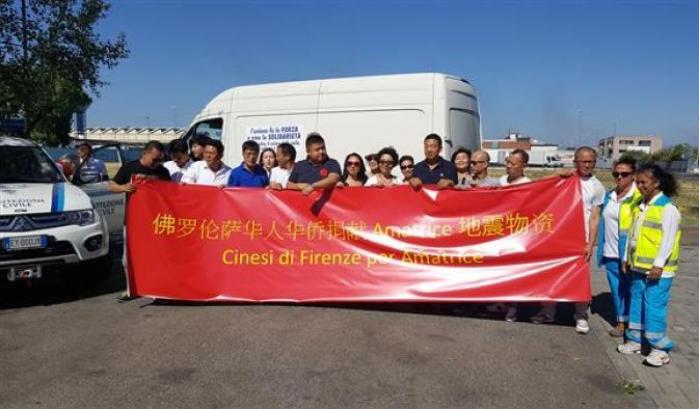 Una tonnellata di aiuti, in viaggio con i ragazzi cinesi verso Amatrice