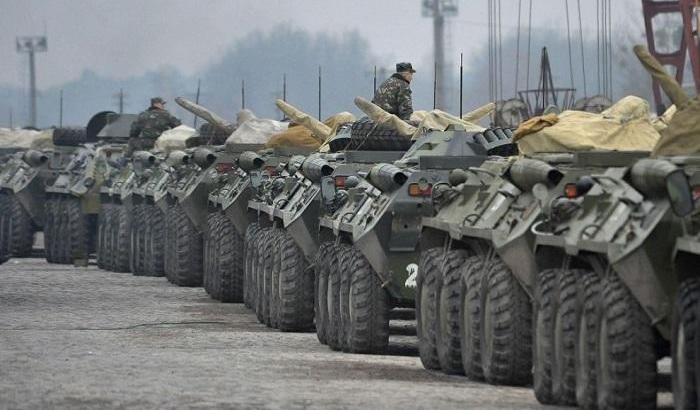 Carri armati nel conflitto tra Russia e Ucraina
