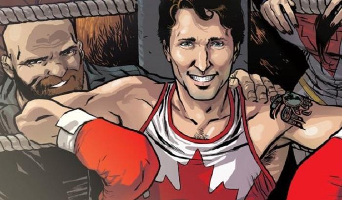 Justin Trudeau, il premier canadese è un supereroe