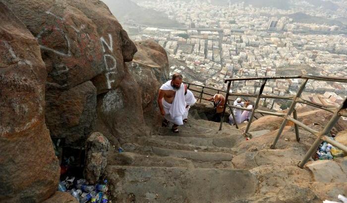 Il monte Al-Noor, dove Maometto ricevette le prime parole del Corano