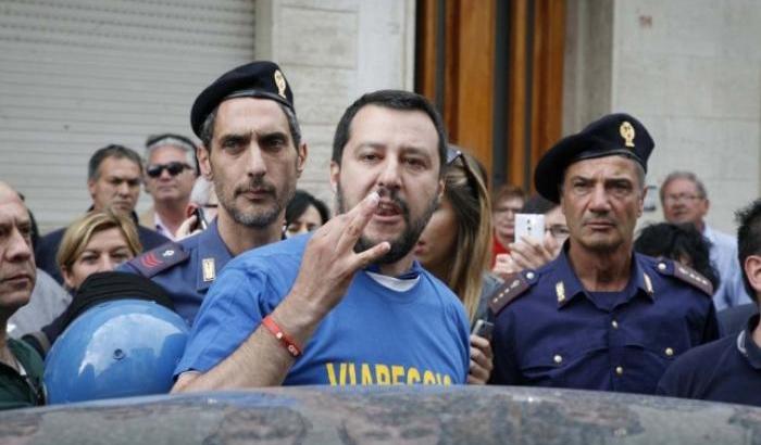 Salvini a Viareggio